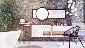 łazienka spiek kwarcowy