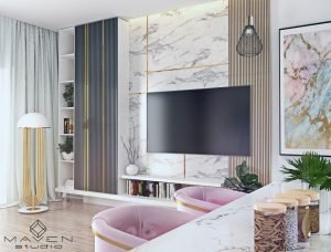 salon w stylu skandynawskim