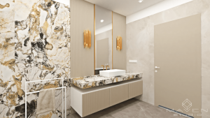 łazienka w marmurze
