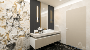 łazienka w marmurze