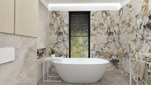 łazienka w marmurze