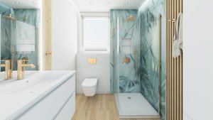 Projekt wizualizacje łazienki