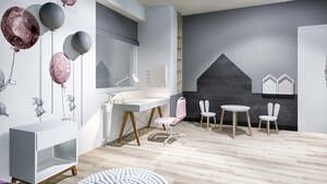 wizualizacje pokoju dziecięcego